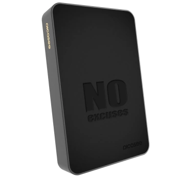 Picasee Powerbank με MagSafe 10 000 mAh Γκρί - No Excuses