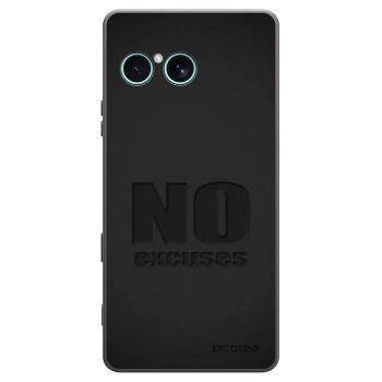 Picasee Μαύρη θήκη σιλικόνης για Sony Xperia 10 VII - No Excuses
