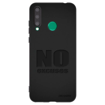 Picasee Μαύρη θήκη σιλικόνης για Honor 20 Lite - No Excuses