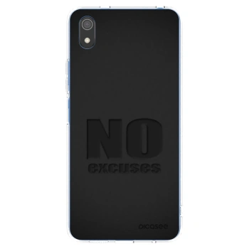 Picasee διαφανής θήκη σιλικόνης Xiaomi Redmi 7A - No Excuses