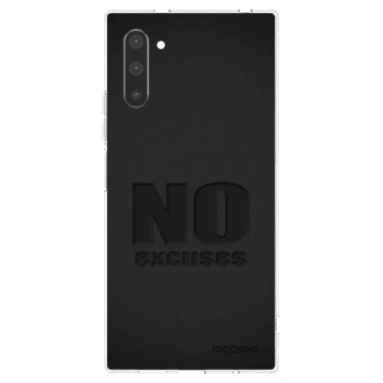 Picasee διαφανής θήκη σιλικόνης Samsung Galaxy Note 10 N970F - No Excuses