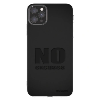 Picasee διαφανής θήκη σιλικόνης Apple iPhone 11 Pro Max - No Excuses