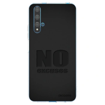 Picasee διαφανής θήκη σιλικόνης Huawei Nova 5T - No Excuses