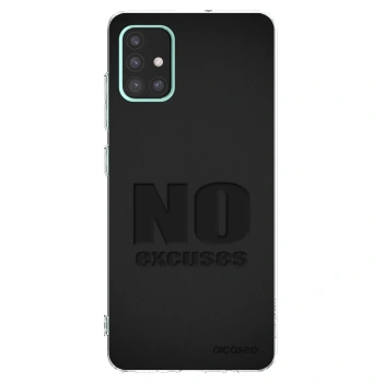 Picasee διαφανής θήκη σιλικόνης Samsung Galaxy A51 A515F - No Excuses