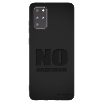 Picasee Μαύρη θήκη σιλικόνης για Samsung Galaxy S20+ G985F - No Excuses