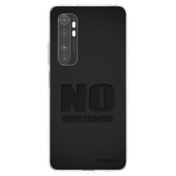 Picasee διαφανής θήκη σιλικόνης Xiaomi Mi Note 10 Lite - No Excuses