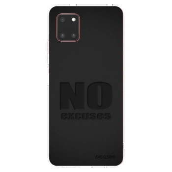 Picasee διαφανής θήκη σιλικόνης Samsung Galaxy Note 10 Lite N770F - No Excuses