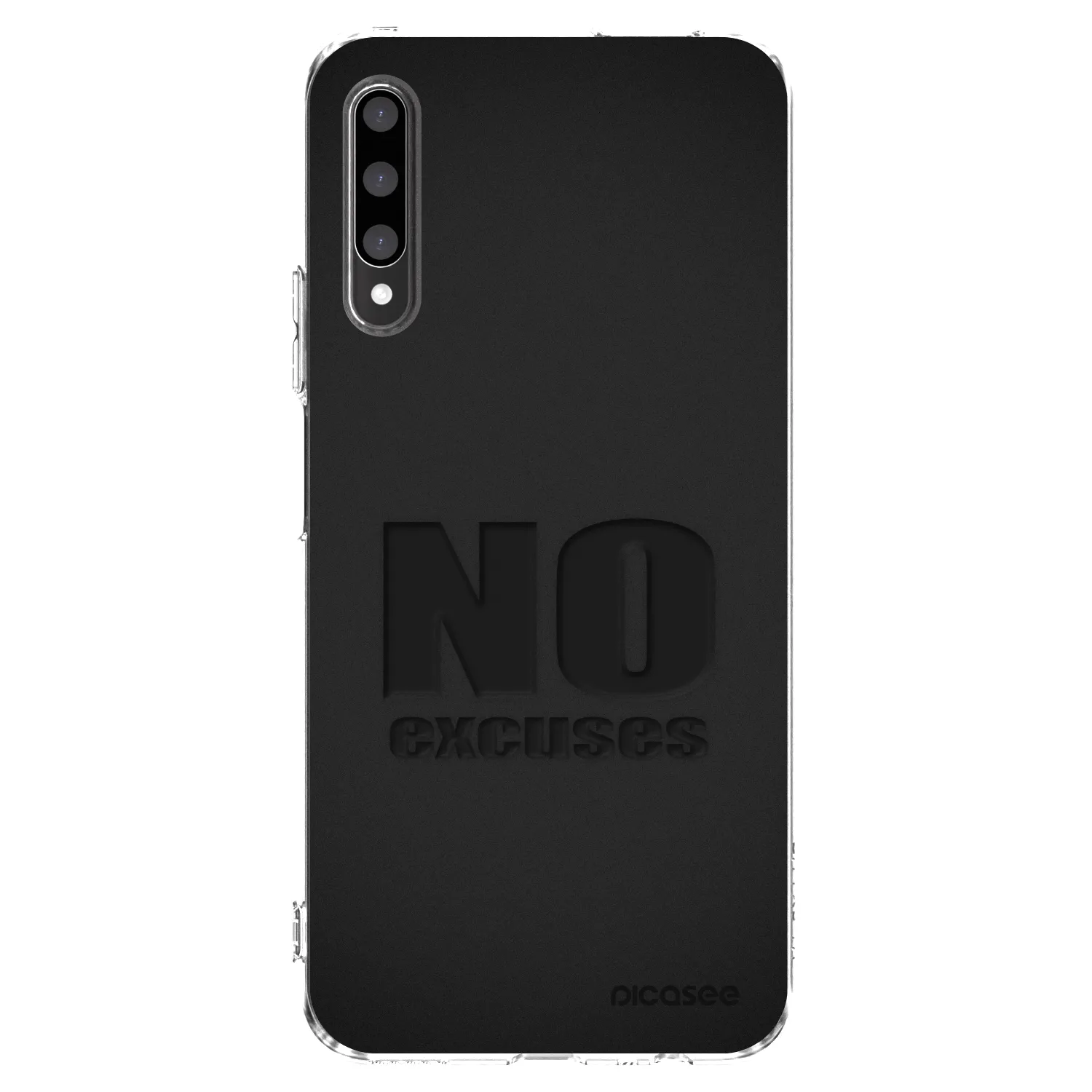 Picasee διαφανής θήκη σιλικόνης Honor 9X Pro - No Excuses