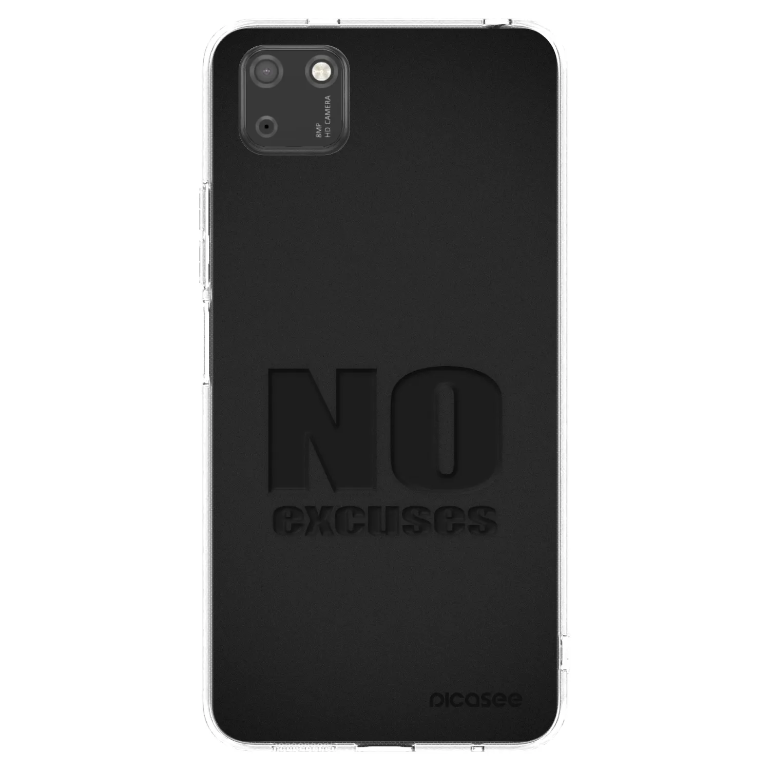 Picasee διαφανής θήκη σιλικόνης Huawei Y5P - No Excuses