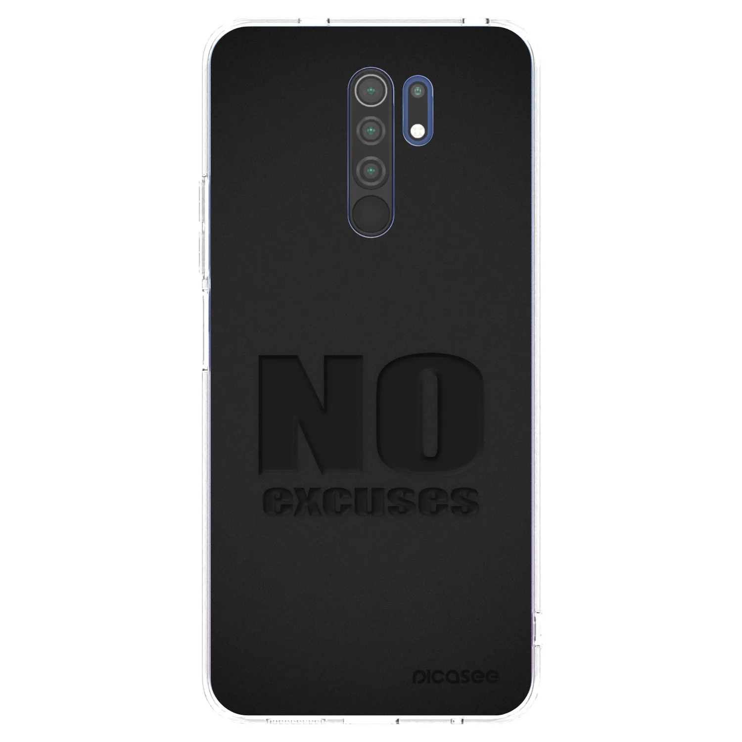 Picasee διαφανής θήκη σιλικόνης Xiaomi Redmi 9 - No Excuses