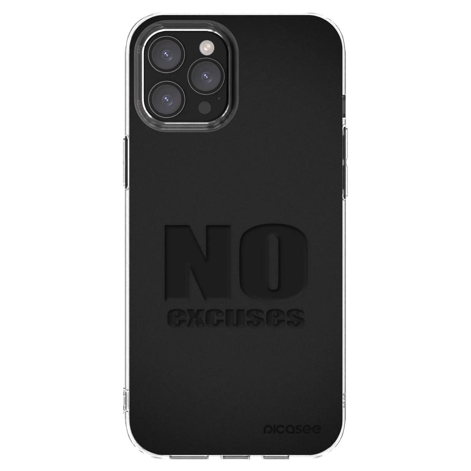 Picasee διαφανής θήκη σιλικόνης Apple iPhone 12 Pro Max - No Excuses