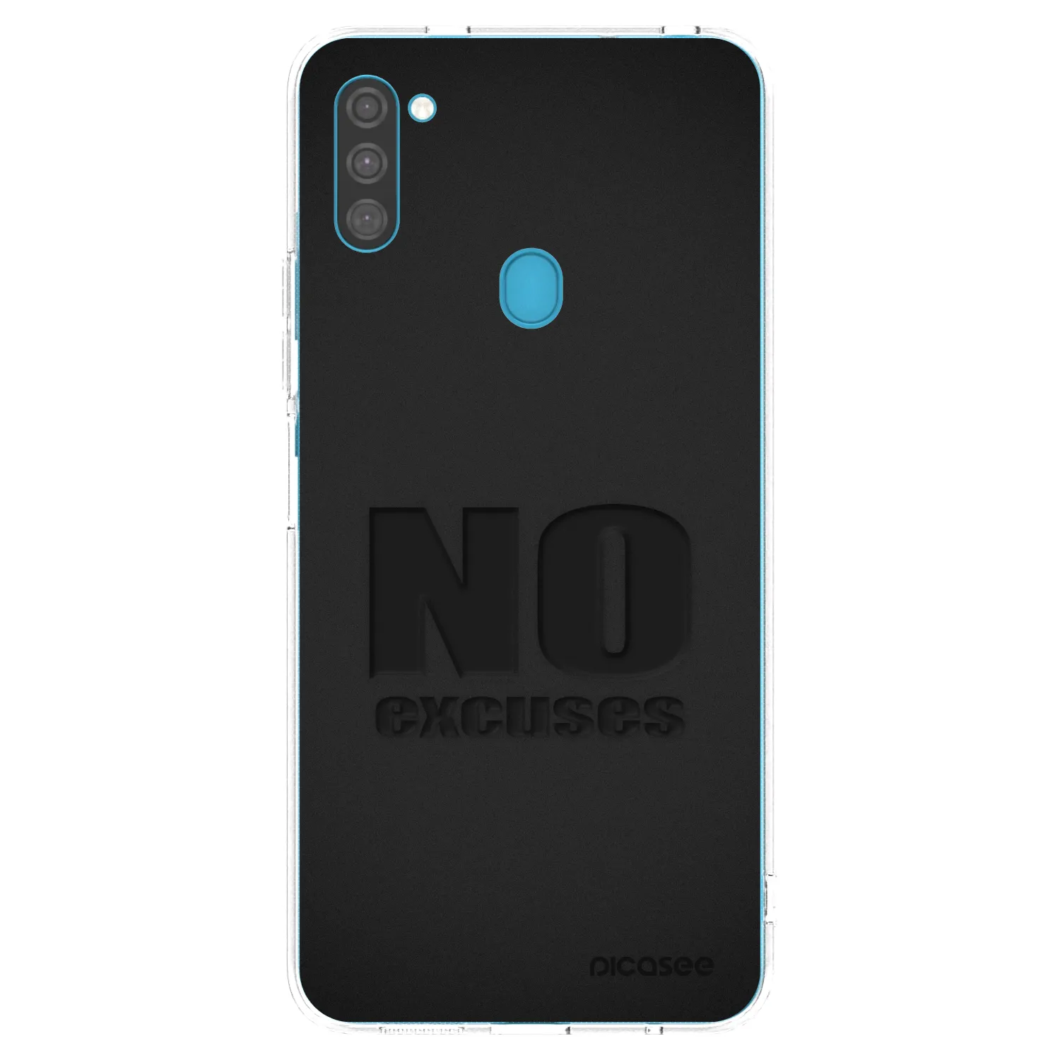 Picasee διαφανής θήκη σιλικόνης Samsung Galaxy M11 - No Excuses