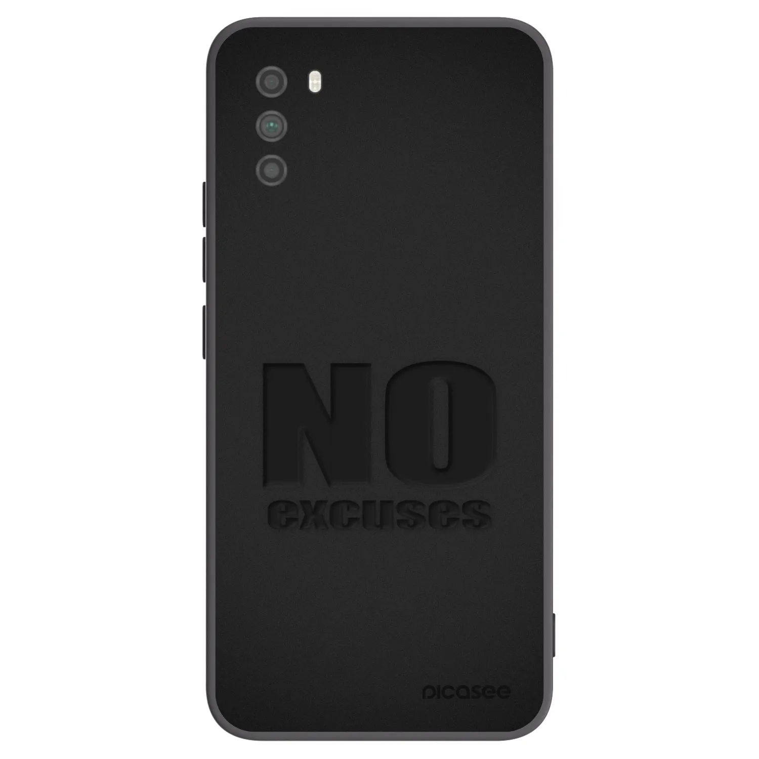 Picasee Μαύρη θήκη σιλικόνης για Xiaomi Poco M3 - No Excuses