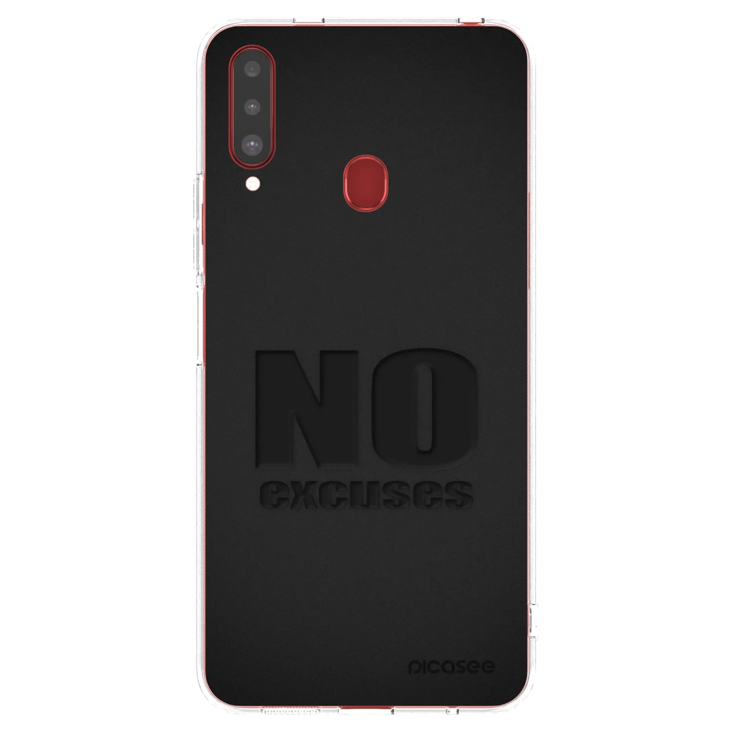 Picasee διαφανής θήκη σιλικόνης Samsung Galaxy A20s - No Excuses