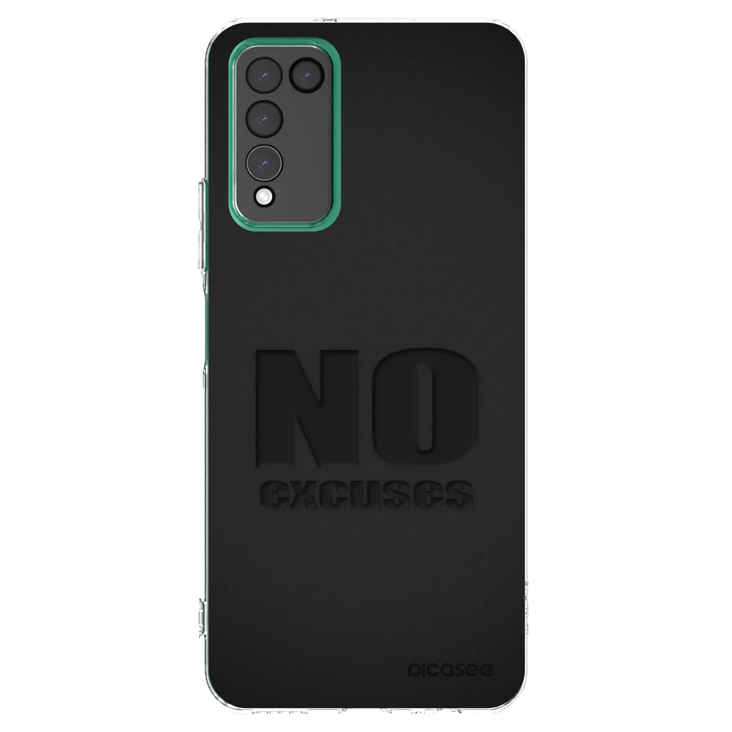 Picasee διαφανής θήκη σιλικόνης Honor 10X Lite - No Excuses