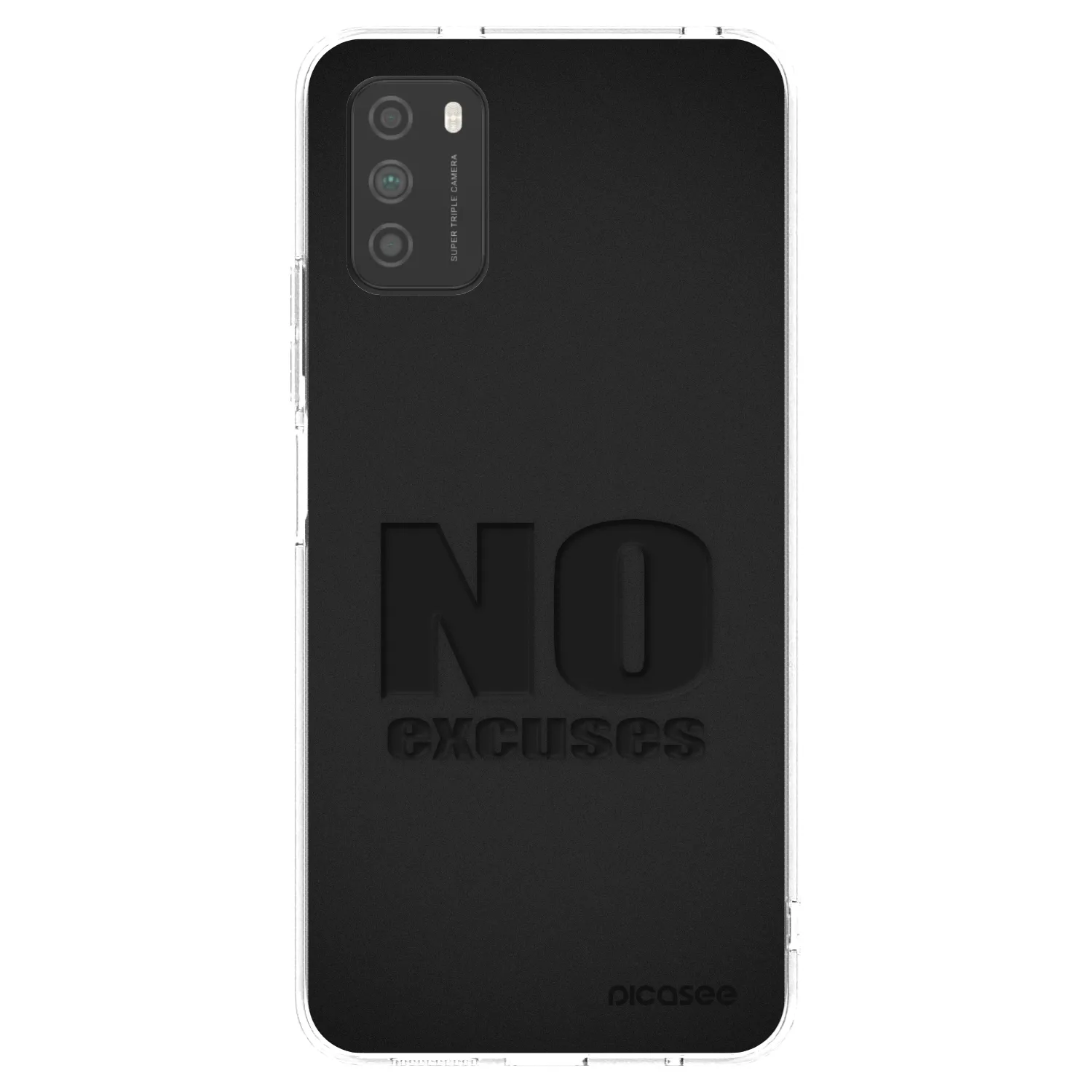 Picasee διαφανής θήκη σιλικόνης Xiaomi Poco M3 - No Excuses