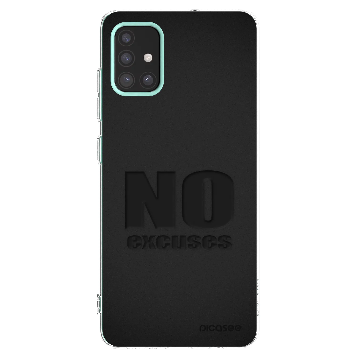 Picasee διαφανής θήκη σιλικόνης Samsung Galaxy M31s - No Excuses