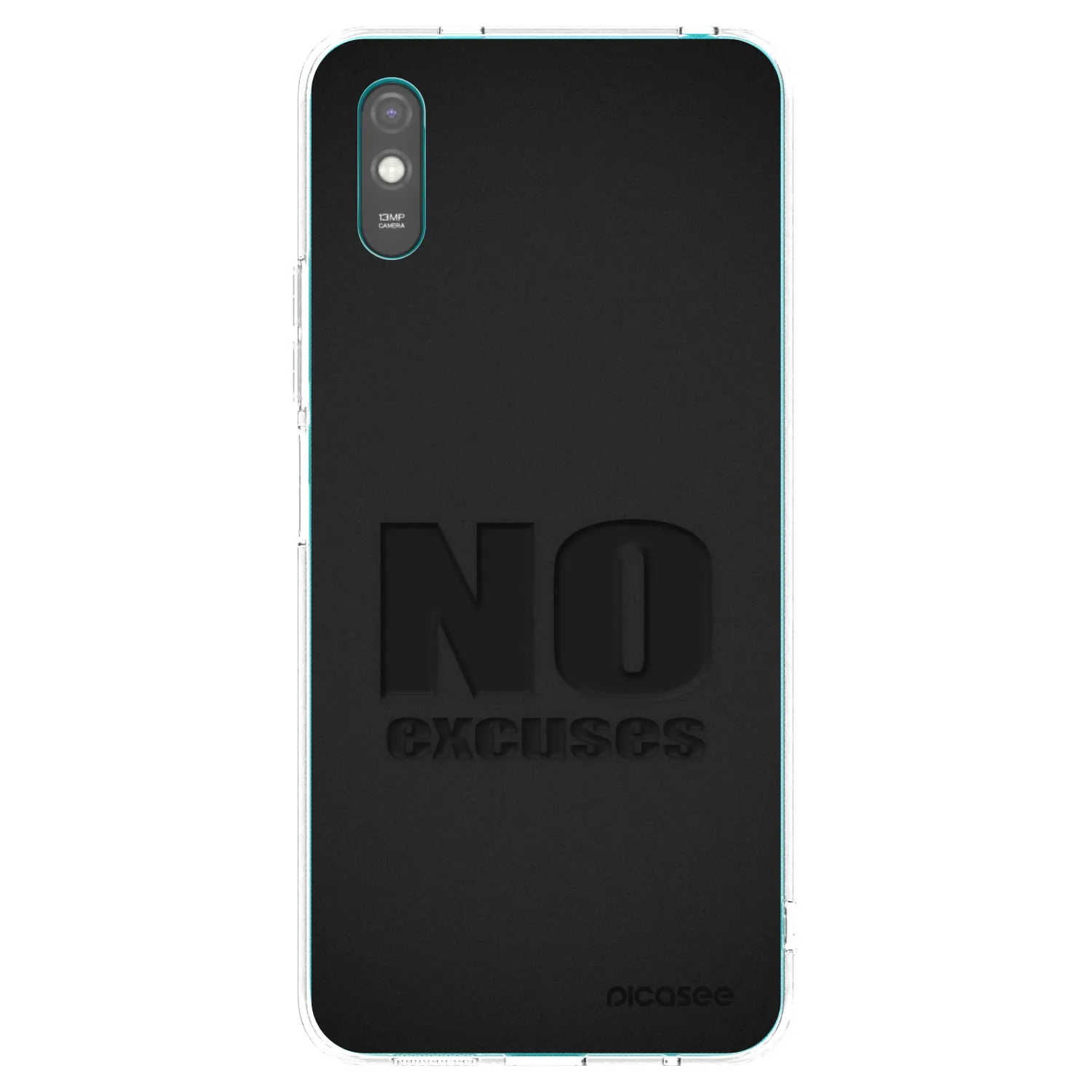 Picasee διαφανής θήκη σιλικόνης Xiaomi Redmi 9AT - No Excuses