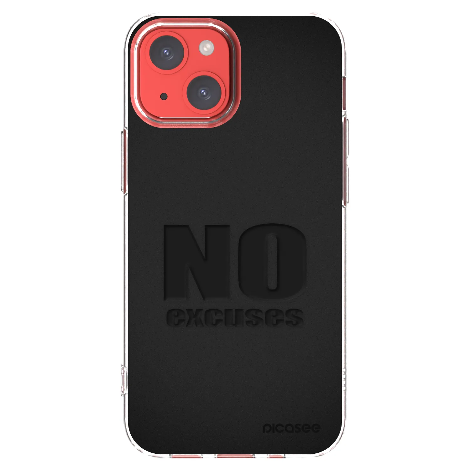 Picasee διαφανής θήκη σιλικόνης Apple iPhone 13 mini - No Excuses