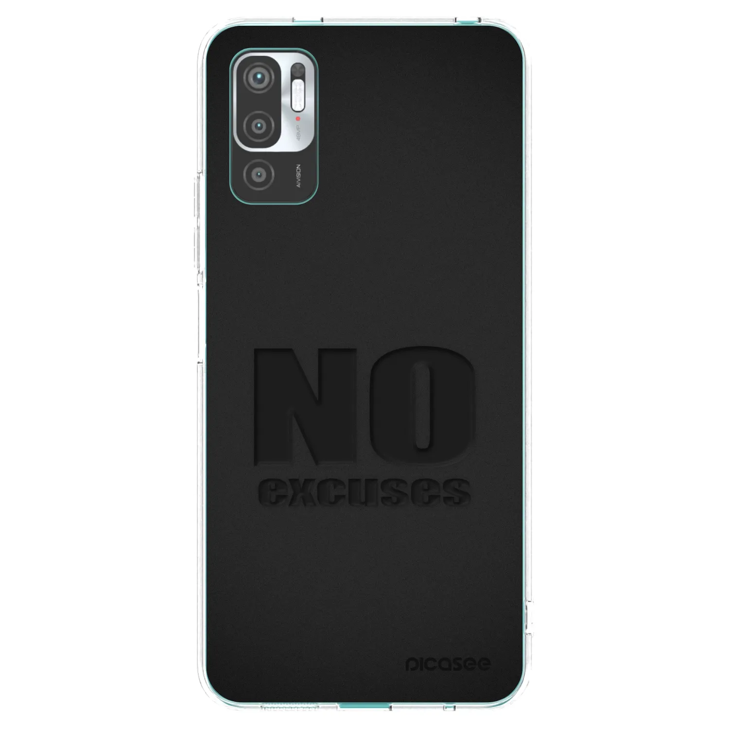 Picasee διαφανής θήκη σιλικόνης Xiaomi Redmi Note 10 5G - No Excuses