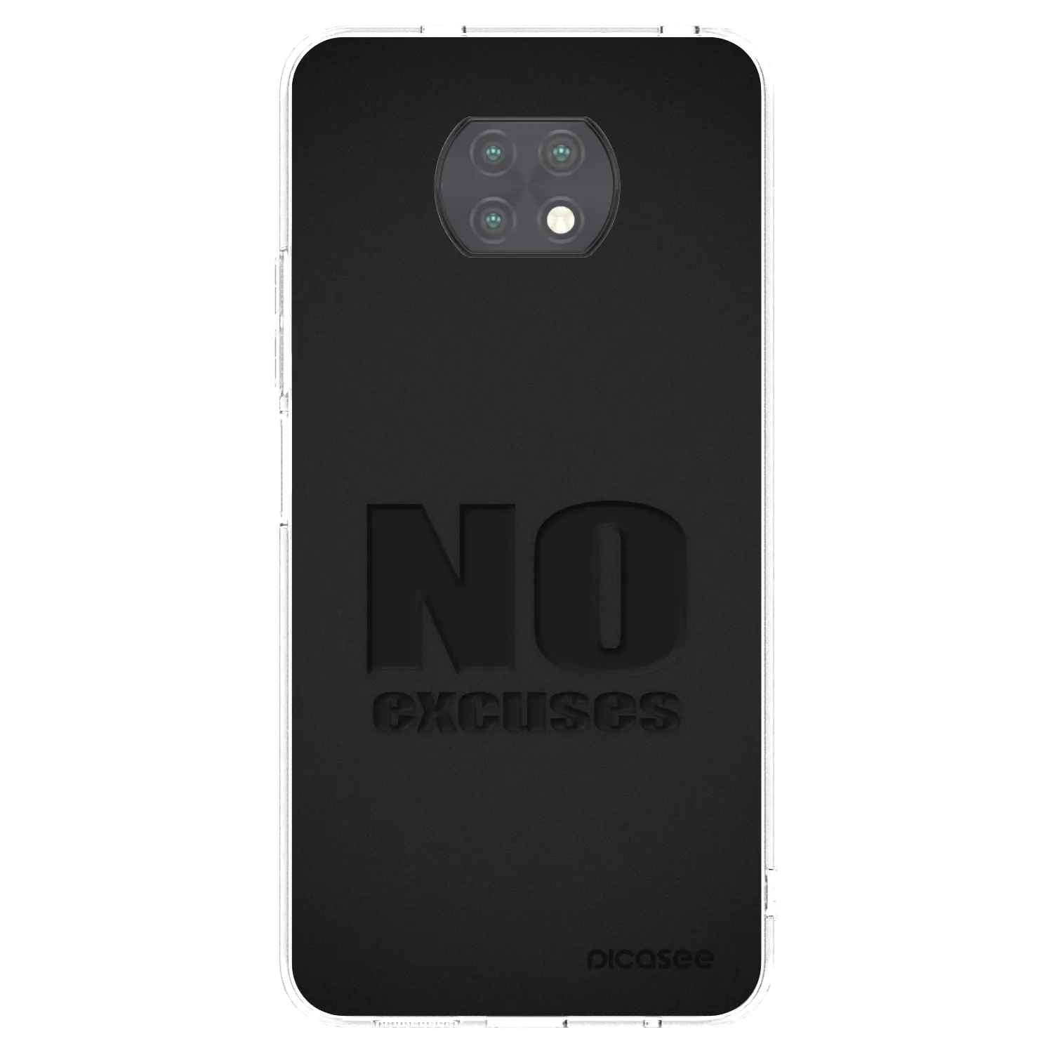 Picasee διαφανής θήκη σιλικόνης Xiaomi Redmi Note 9T - No Excuses