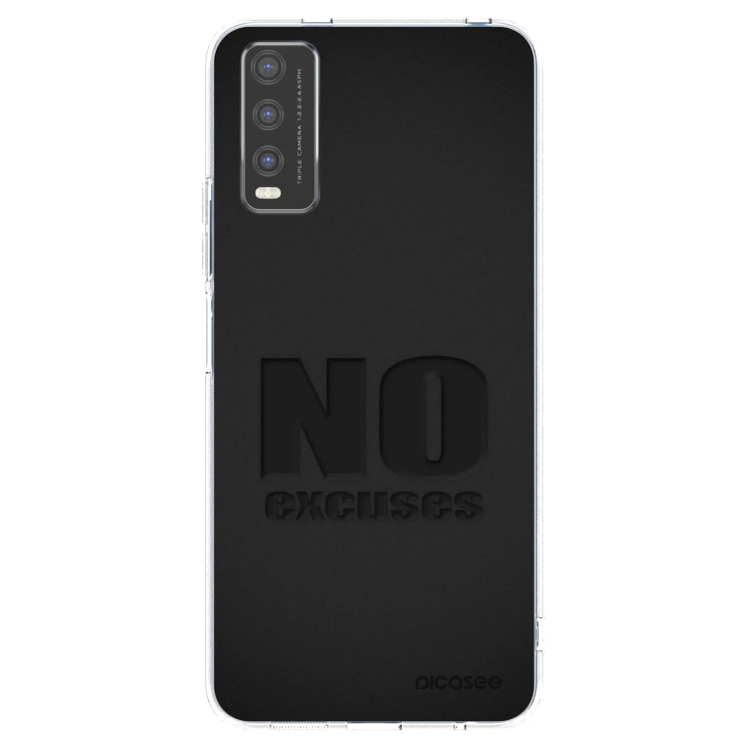 Picasee διαφανής θήκη σιλικόνης Vivo Y20s - No Excuses