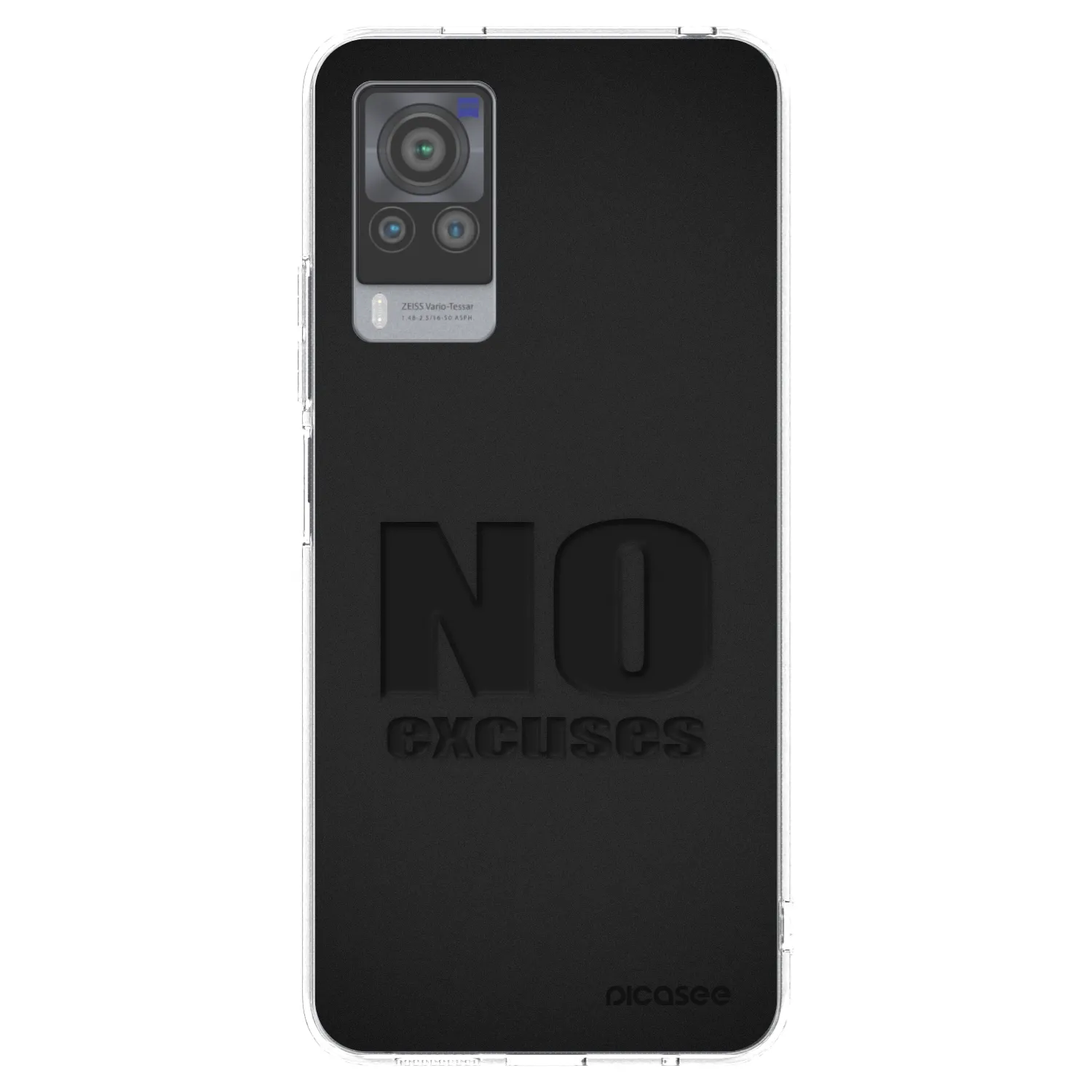 Picasee διαφανής θήκη σιλικόνης Vivo X60 Pro 5G - No Excuses
