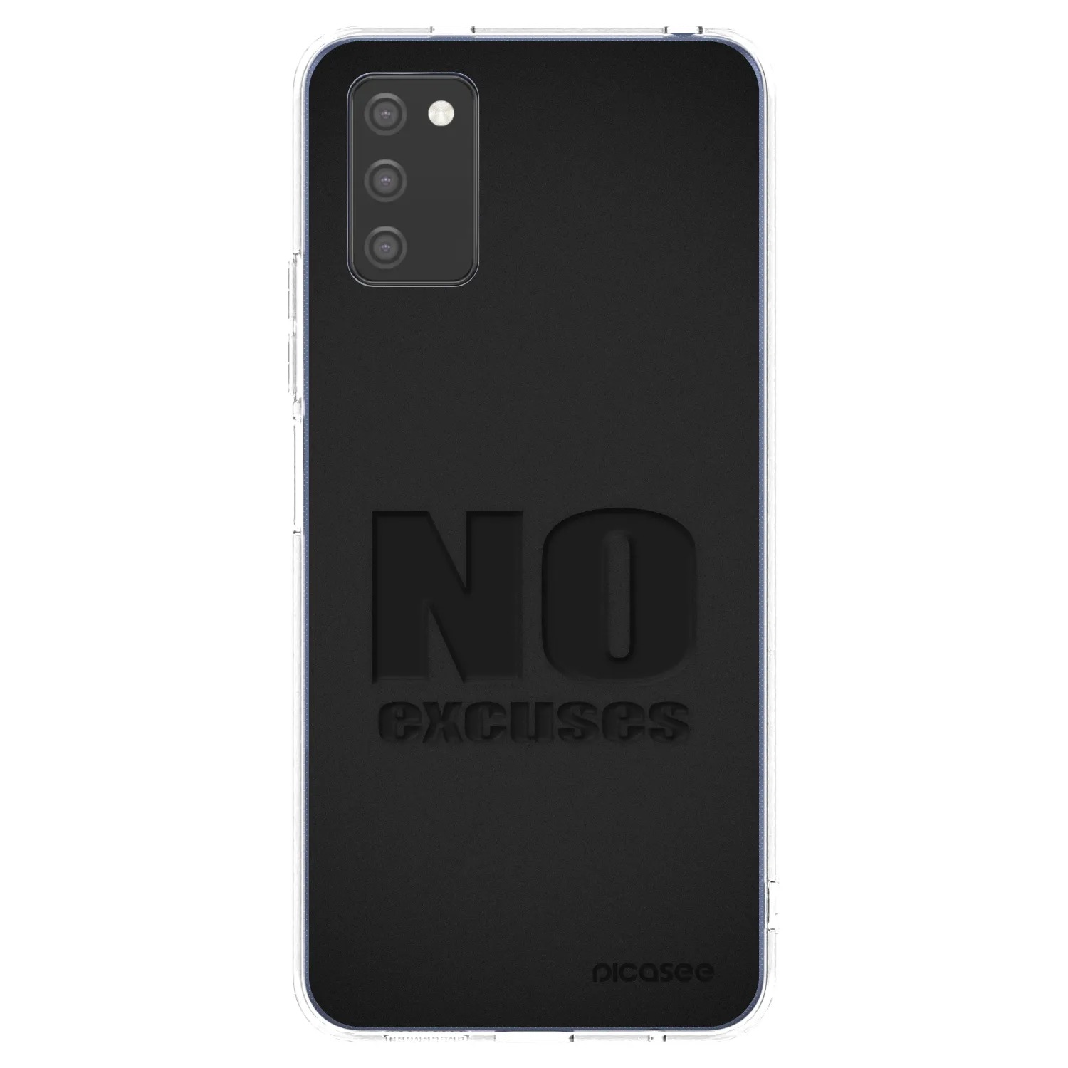 Picasee διαφανής θήκη σιλικόνης Samsung Galaxy A03s A037G - No Excuses