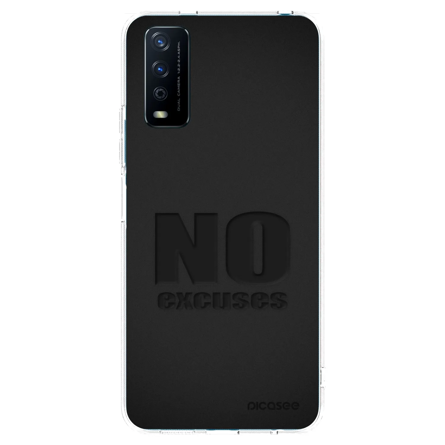 Picasee διαφανής θήκη σιλικόνης Vivo Y11s - No Excuses