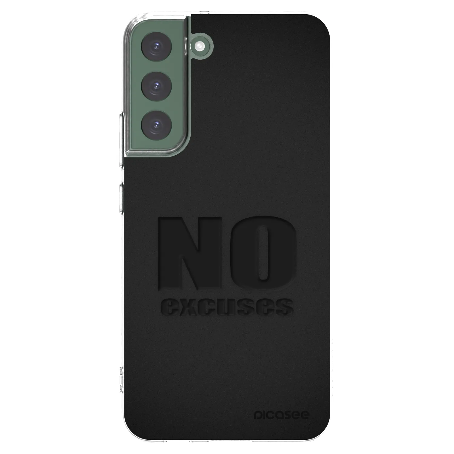 Picasee διαφανής θήκη σιλικόνης Samsung Galaxy S22+ 5G - No Excuses