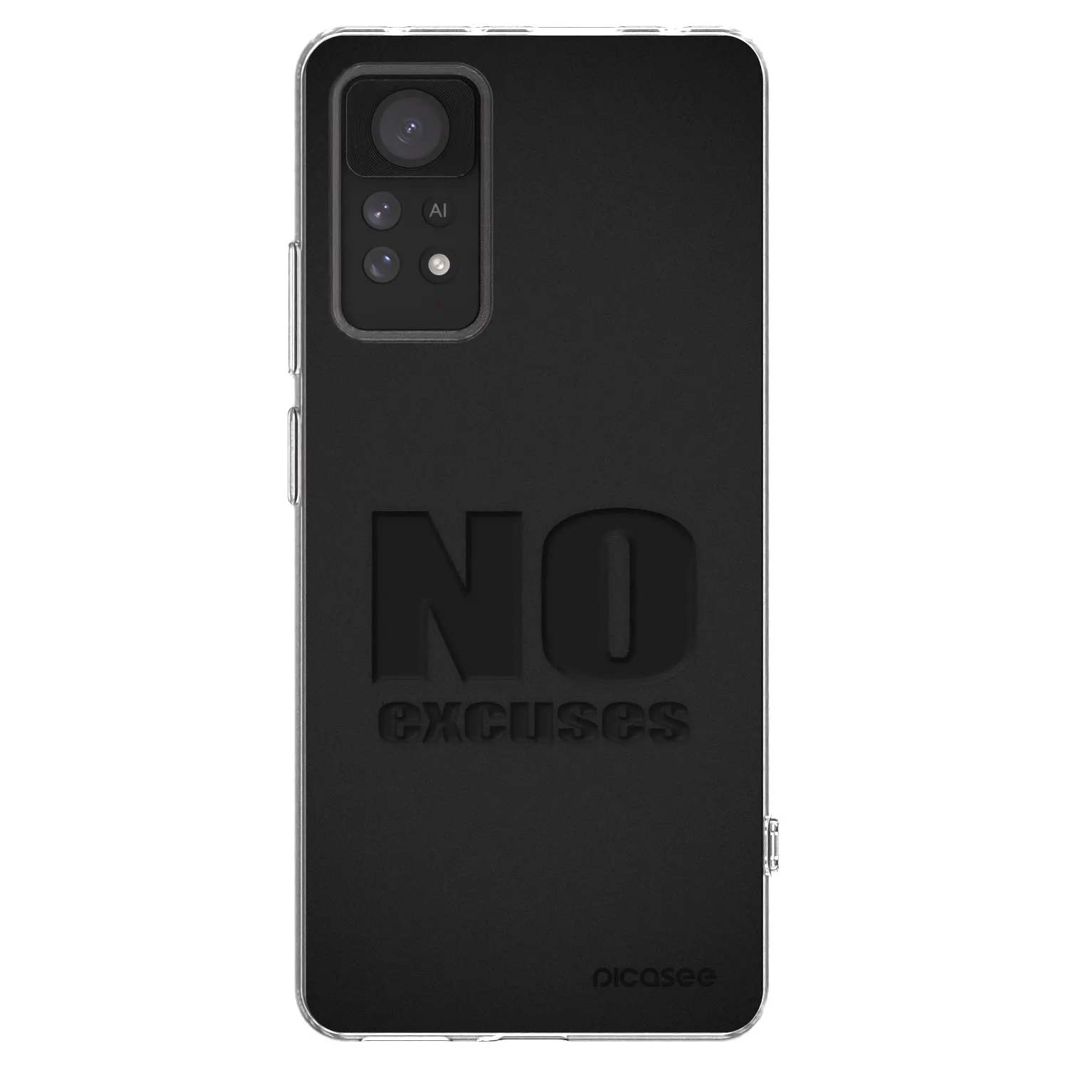 Picasee διαφανής θήκη σιλικόνης Xiaomi Redmi Note 11 Pro - No Excuses