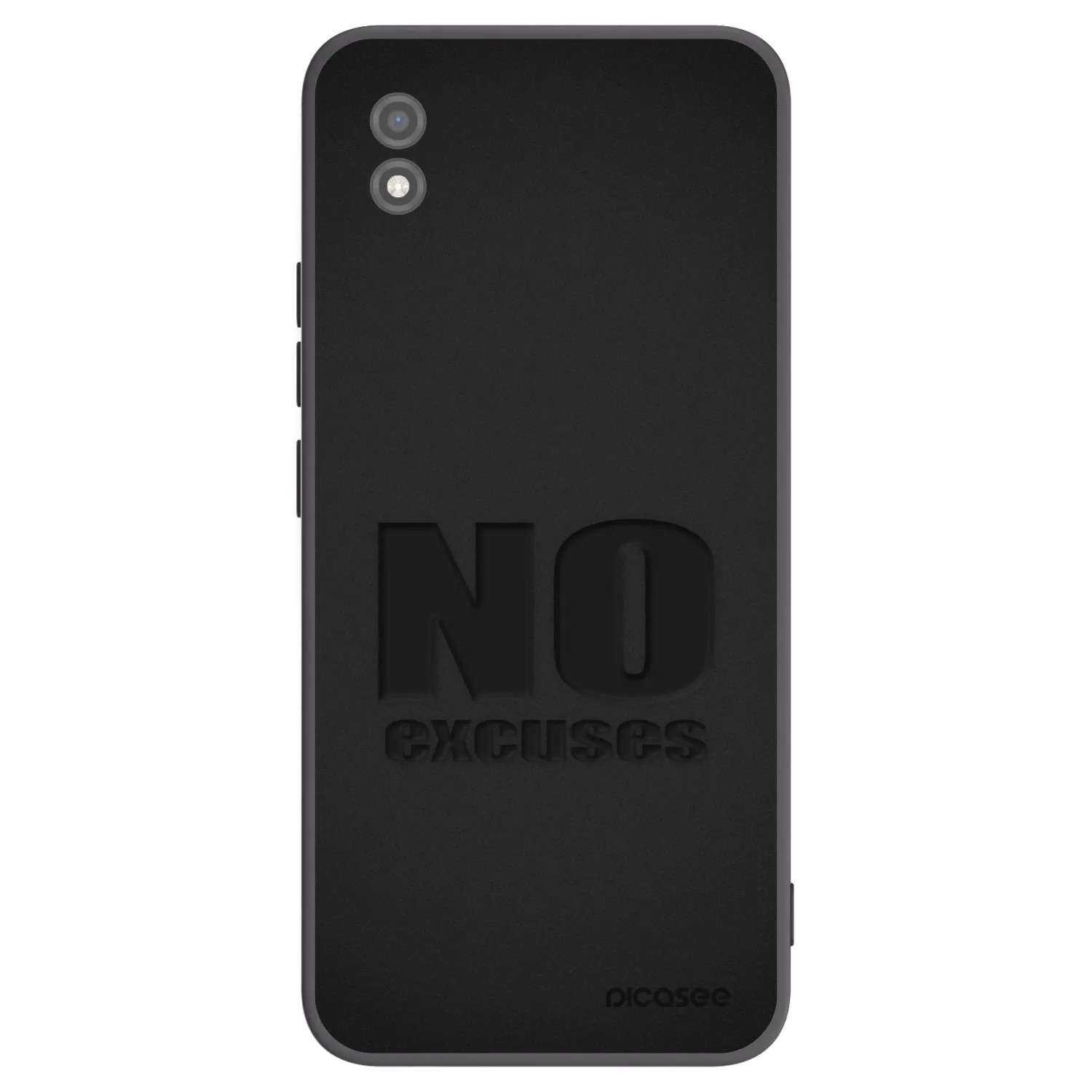 Picasee Μαύρη θήκη σιλικόνης για Realme C11 (2021) - No Excuses