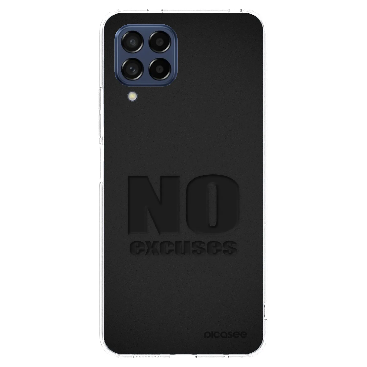 Picasee διαφανής θήκη σιλικόνης Samsung Galaxy M53 5G - No Excuses