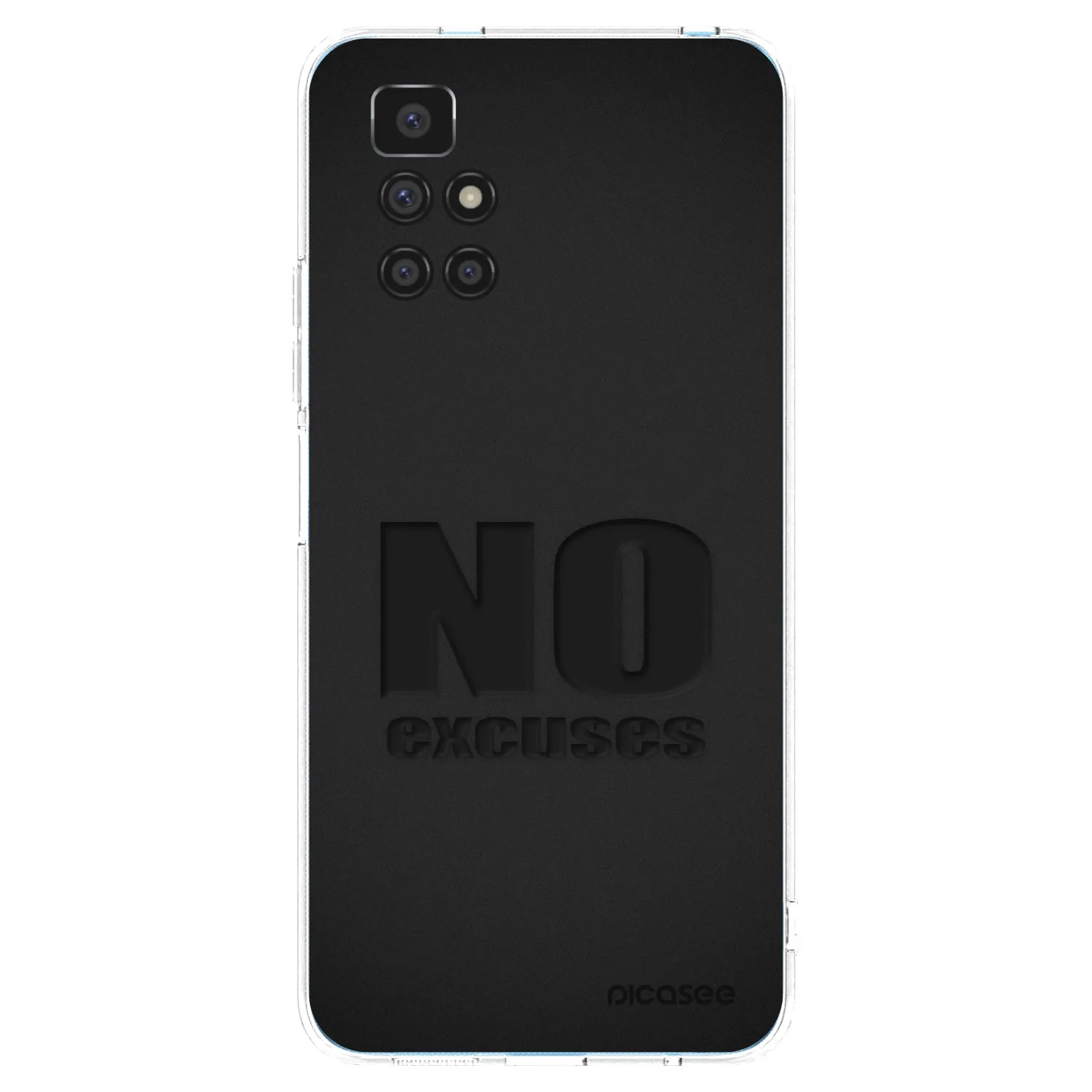 Picasee διαφανής θήκη σιλικόνης Xiaomi Redmi 10 (2022) - No Excuses