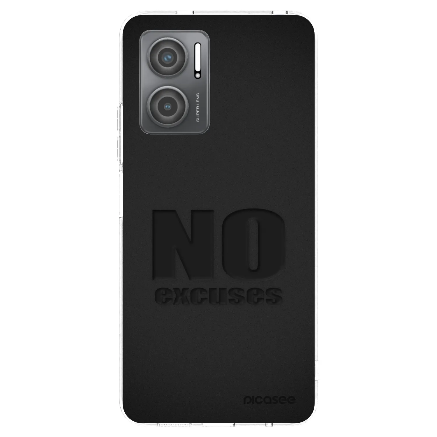 Picasee διαφανής θήκη σιλικόνης Xiaomi Redmi 10 5G - No Excuses