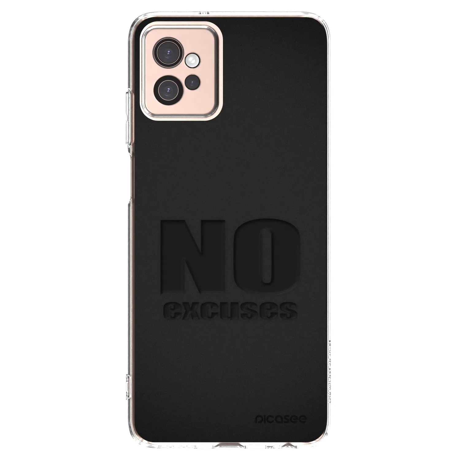 Picasee διαφανής θήκη σιλικόνης Motorola Moto G32 - No Excuses