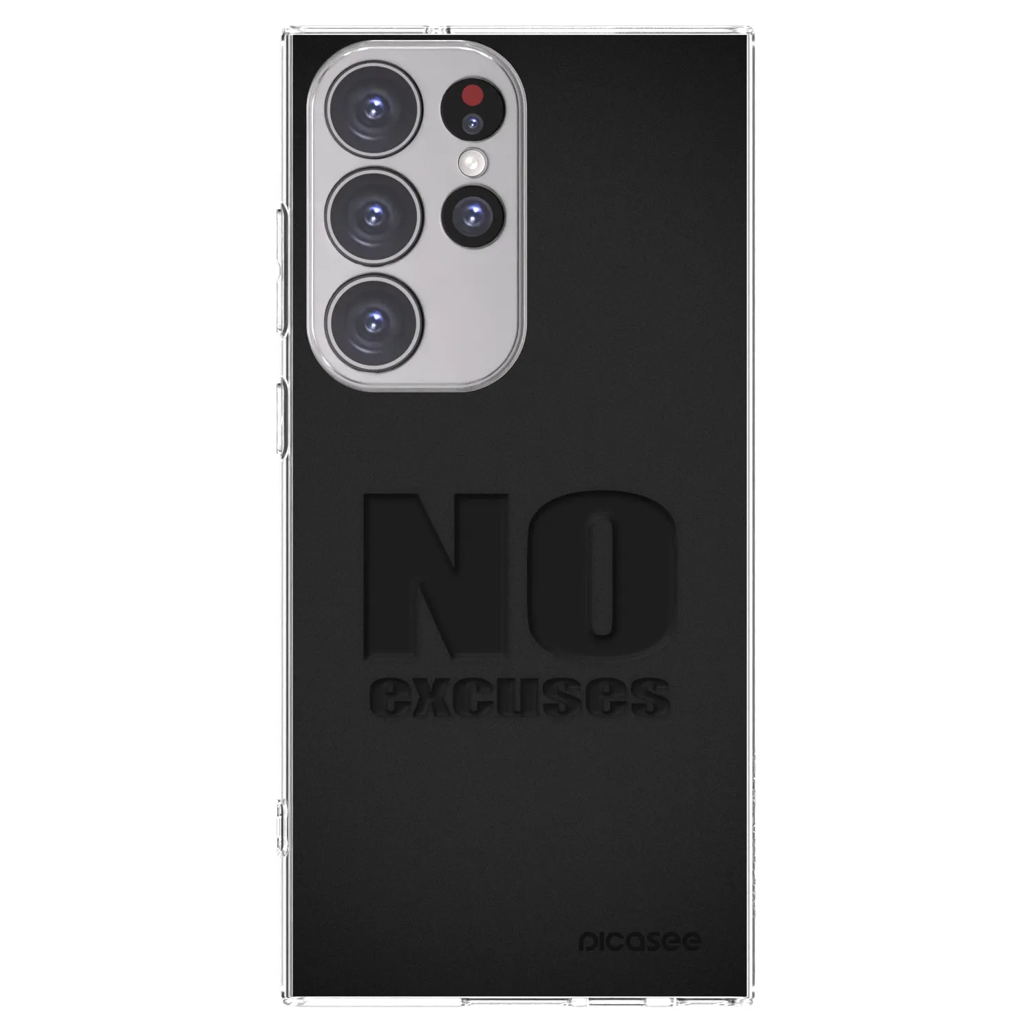 Picasee διαφανής θήκη σιλικόνης Samsung Galaxy S23 Ultra 5G - No Excuses