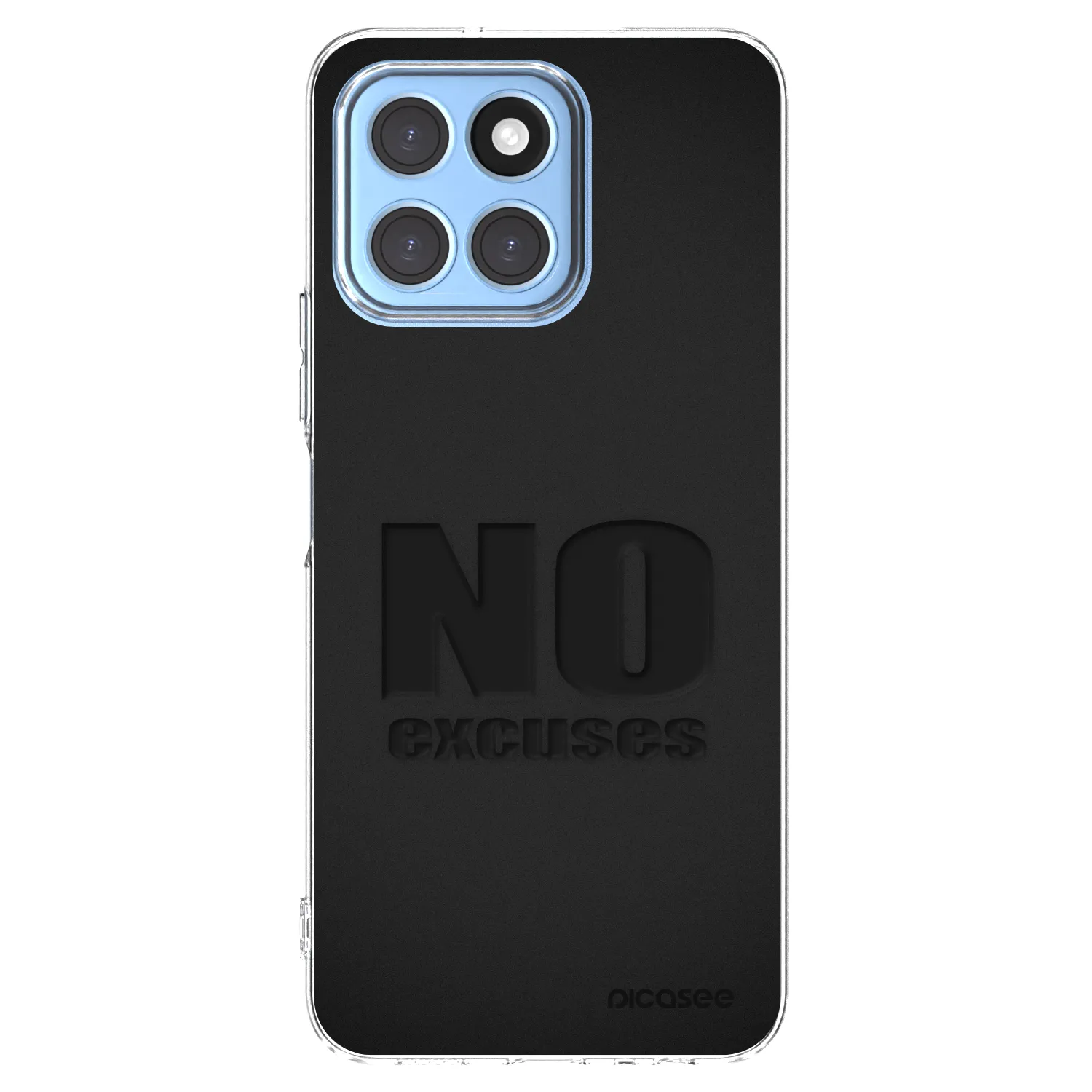 Picasee διαφανής θήκη σιλικόνης Honor X8 5G - No Excuses