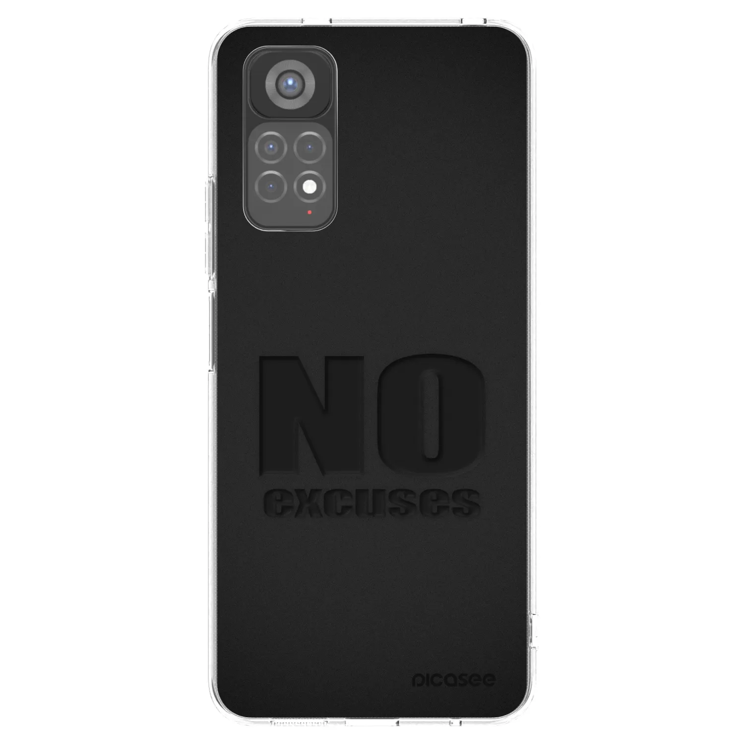 Picasee διαφανής θήκη σιλικόνης Xiaomi Redmi Note 11S 5G - No Excuses