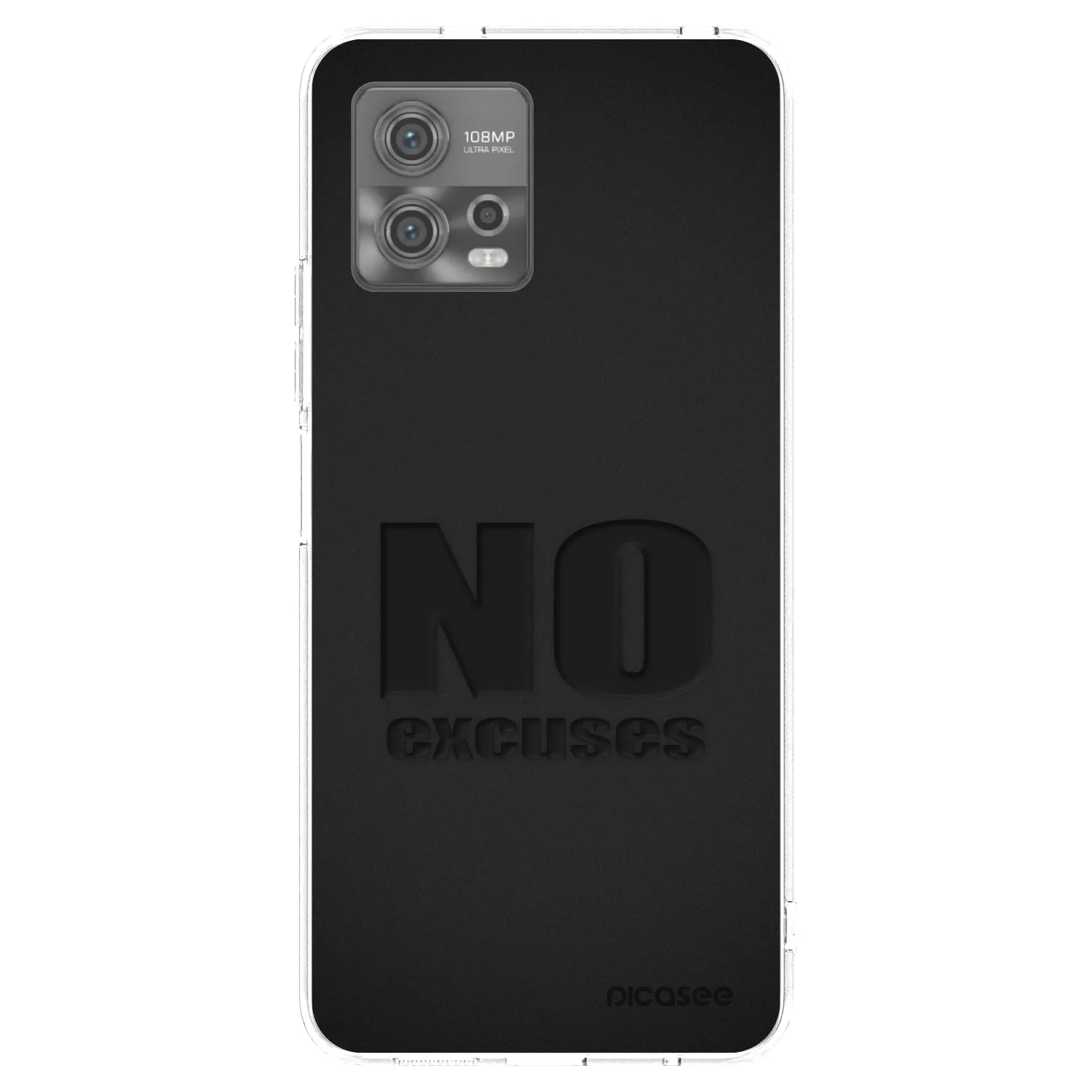 Picasee διαφανής θήκη σιλικόνης Motorola Moto G72 - No Excuses