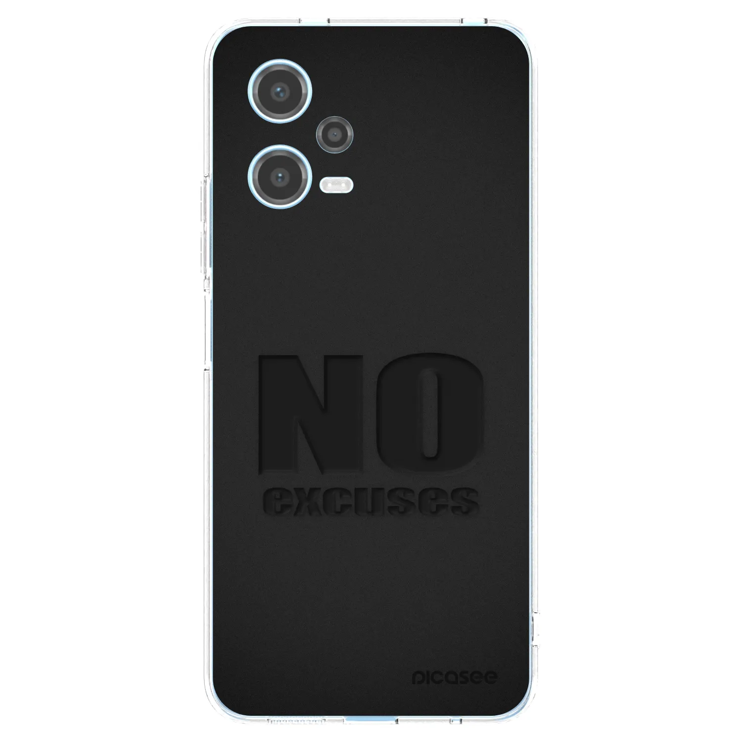 Picasee διαφανής θήκη σιλικόνης Xiaomi Redmi Note 12 5G - No Excuses