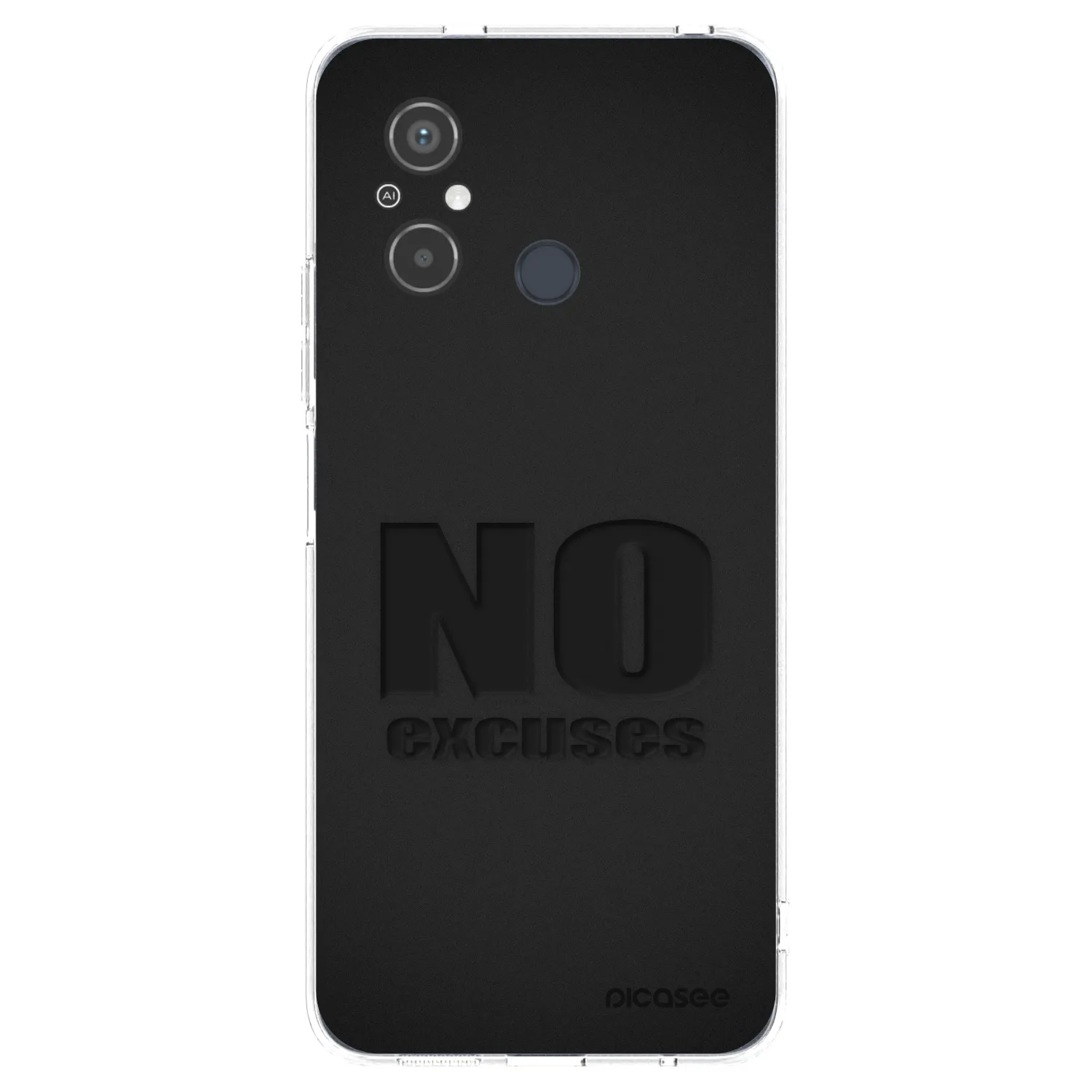 Picasee διαφανής θήκη σιλικόνης Xiaomi Redmi 12C - No Excuses