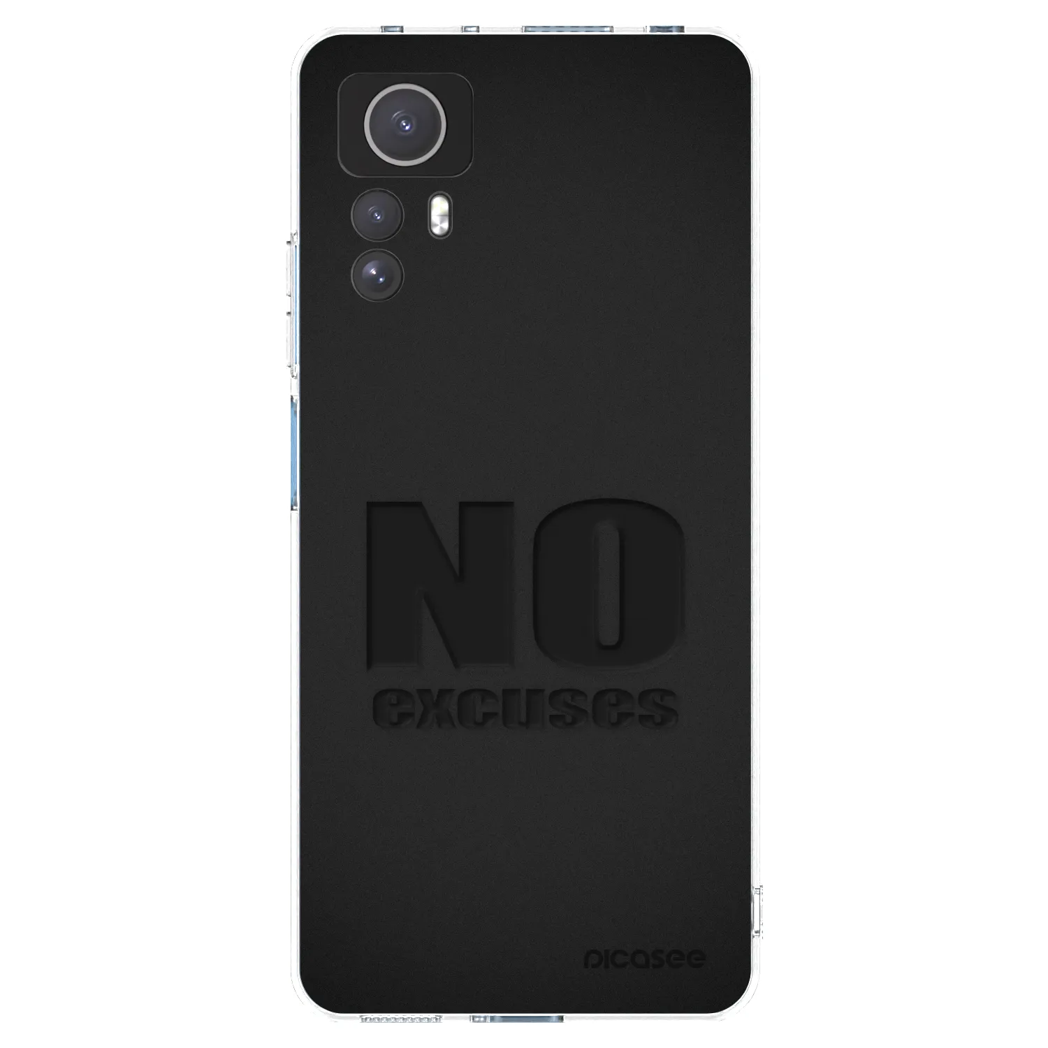 Picasee διαφανής θήκη σιλικόνης Xiaomi Redmi Note 12S - No Excuses