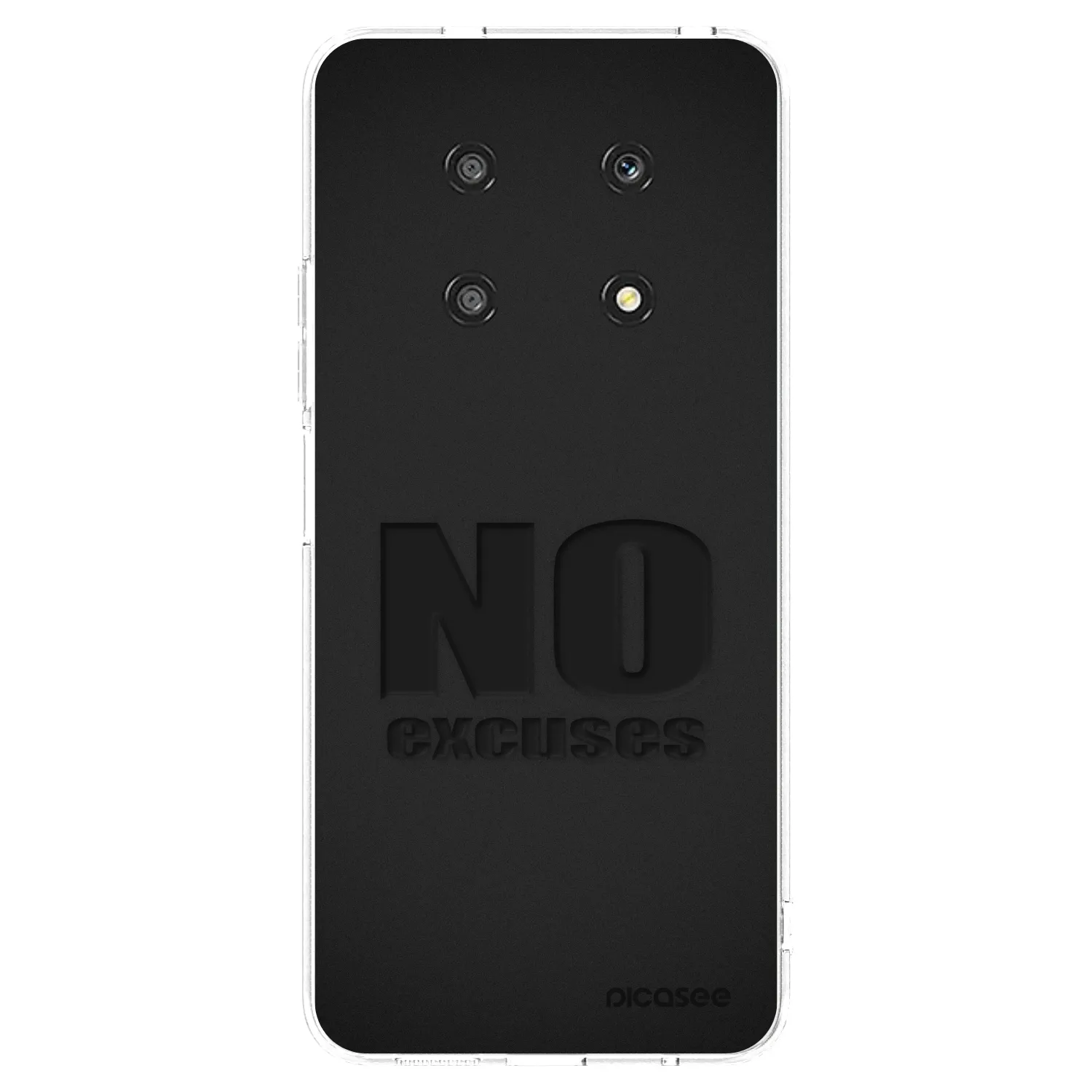 Picasee διαφανής θήκη σιλικόνης Honor Magic4 Lite 5G - No Excuses