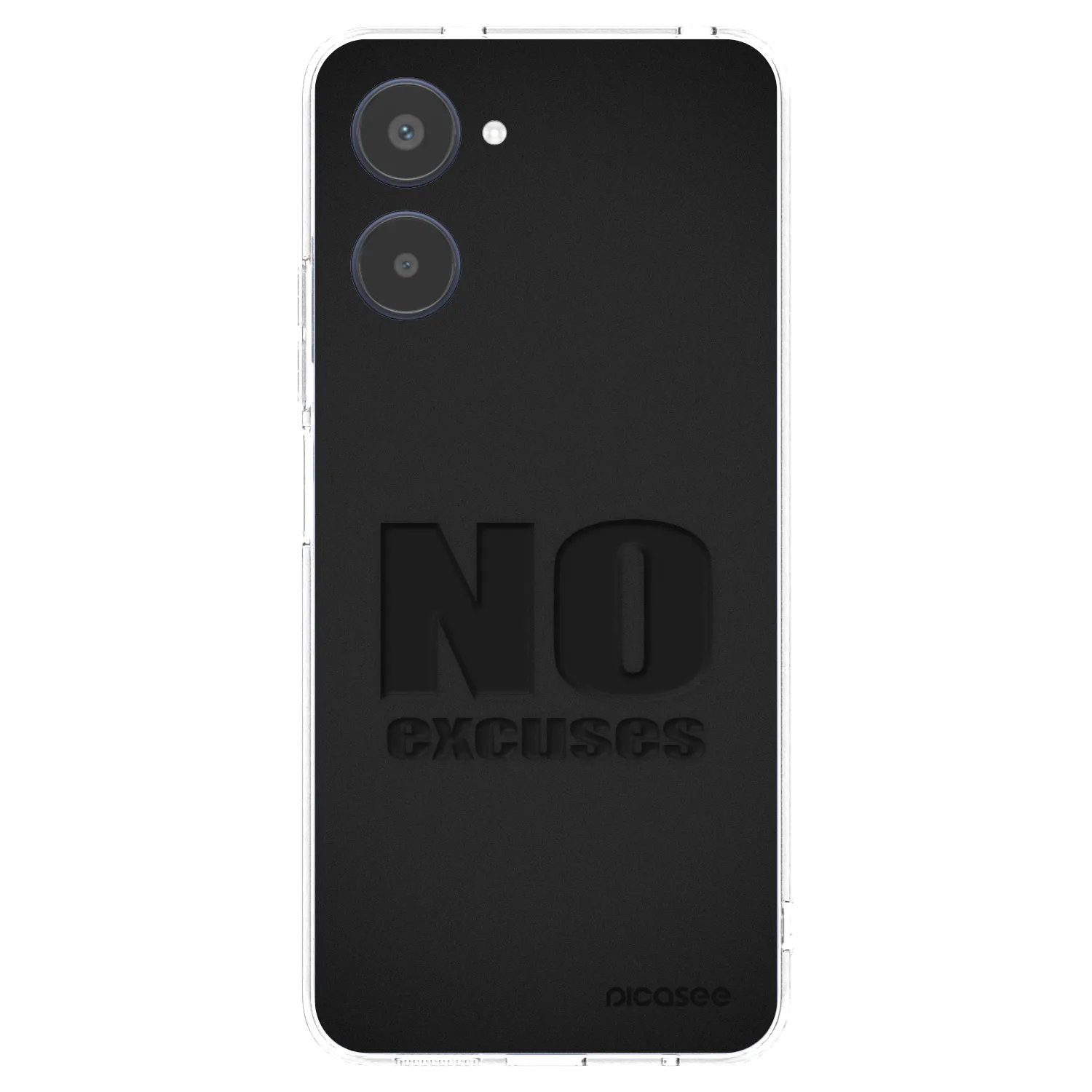 Picasee διαφανής θήκη σιλικόνης Realme 10 4G - No Excuses