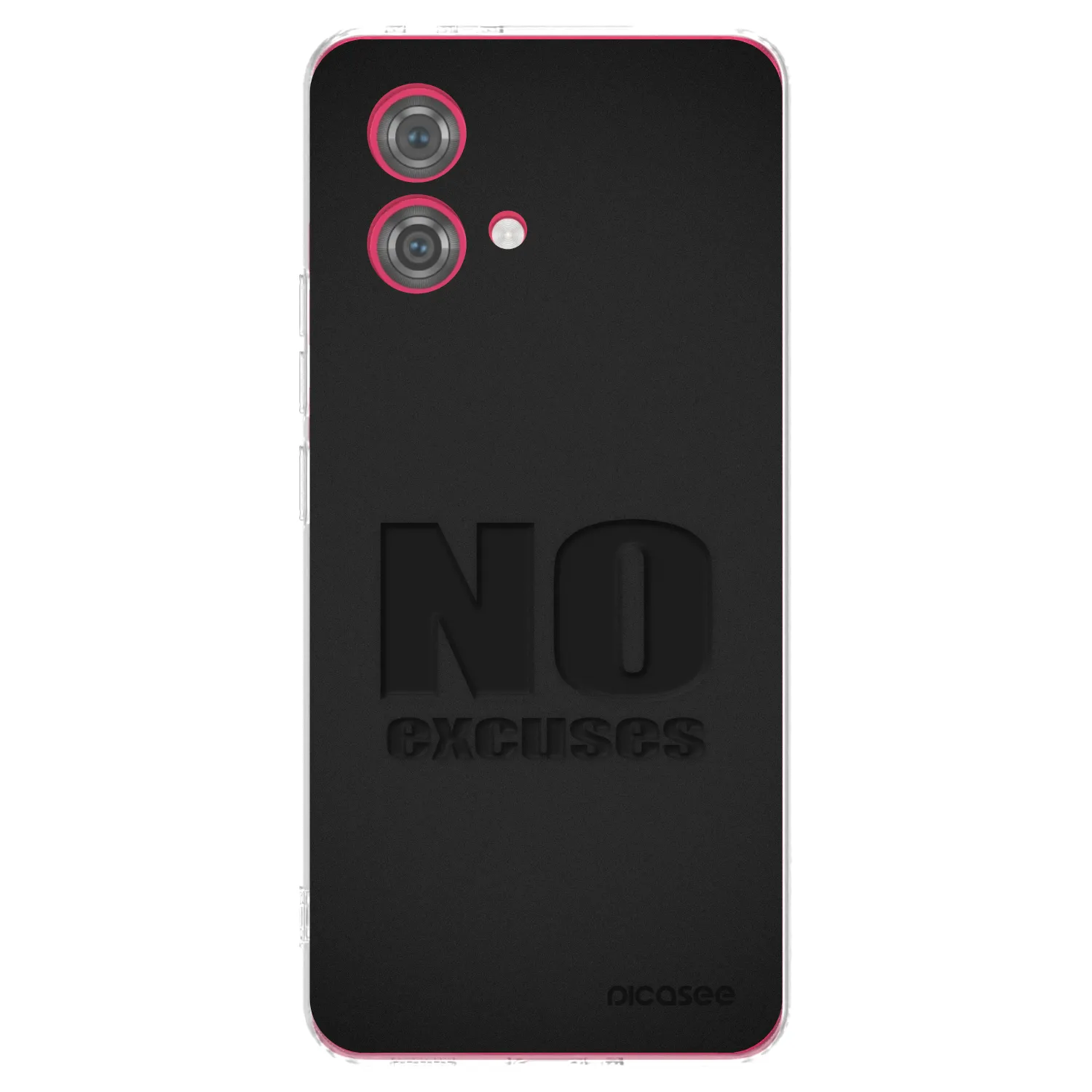 Picasee διαφανής θήκη σιλικόνης Motorola Moto G84 5G - No Excuses