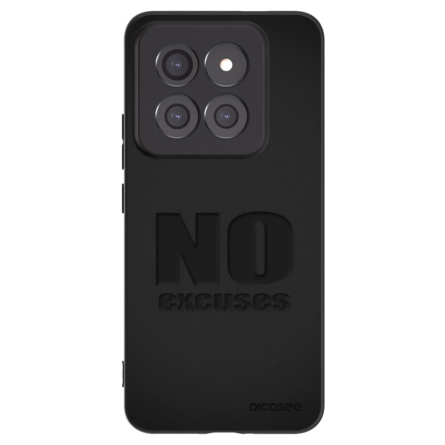 Picasee Μαύρη θήκη σιλικόνης για Xiaomi 14 Pro - No Excuses