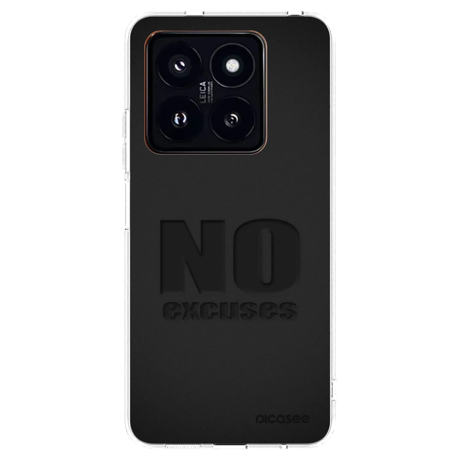 Picasee διαφανής θήκη σιλικόνης Xiaomi 14 Pro - No Excuses