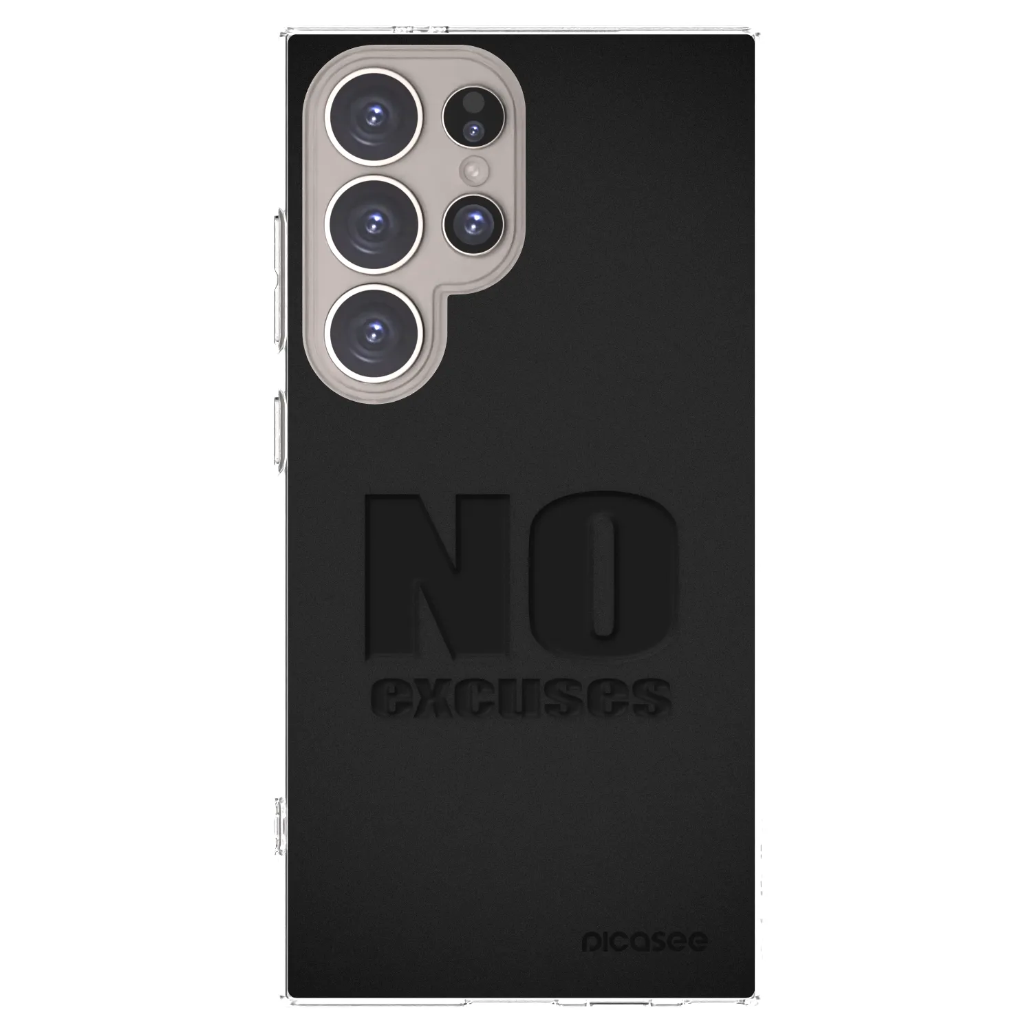Picasee διαφανής θήκη σιλικόνης Samsung Galaxy S24 Ultra S928B 5G - No Excuses