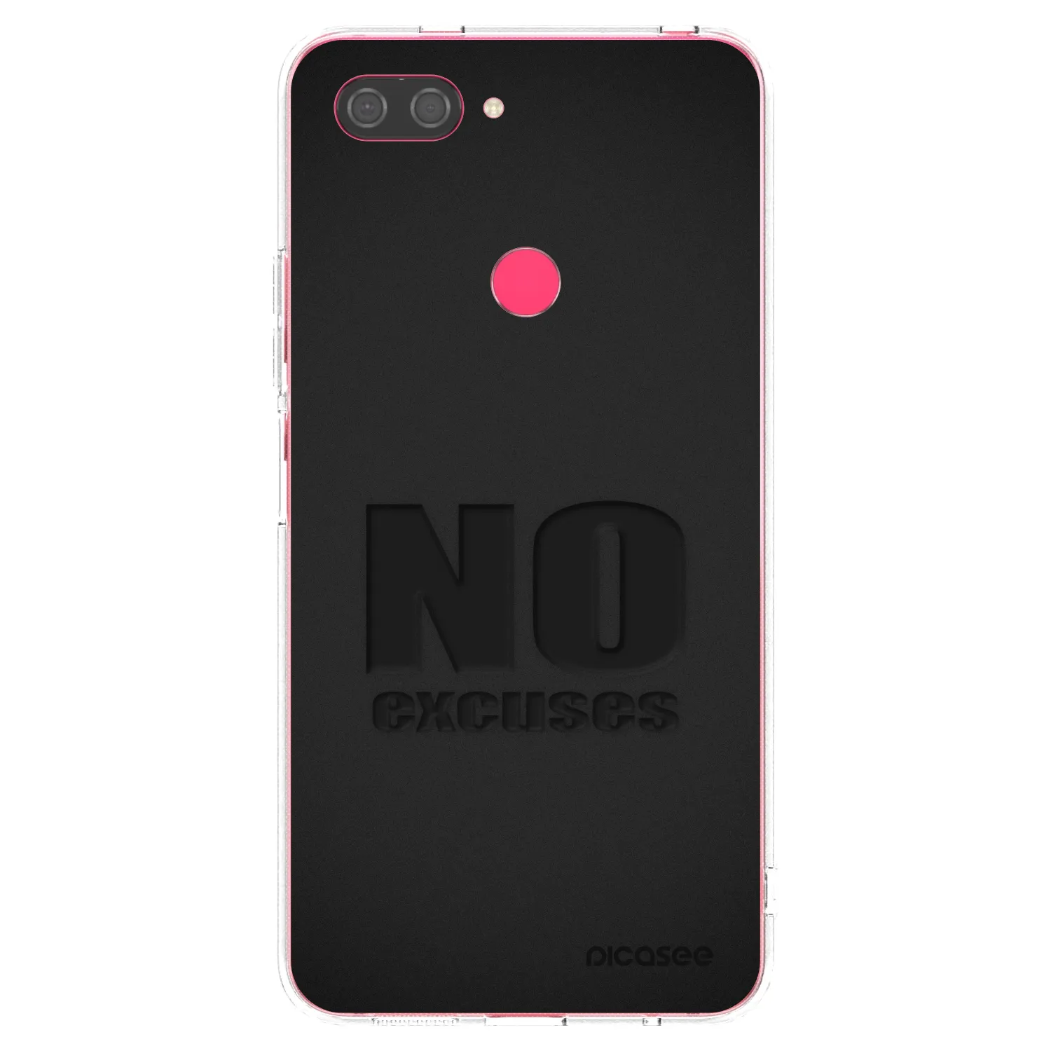 Picasee διαφανής θήκη σιλικόνης Xiaomi Mi 8 Lite - No Excuses